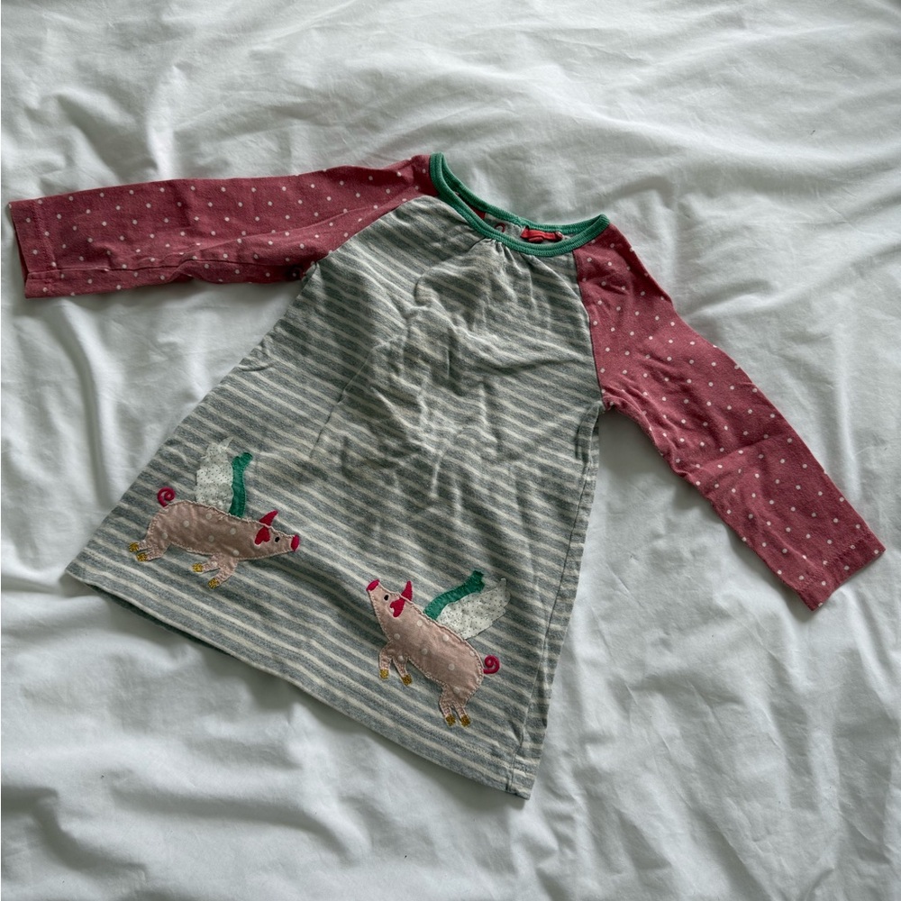 🐷 Baby Boden When Pigs Fly Dress